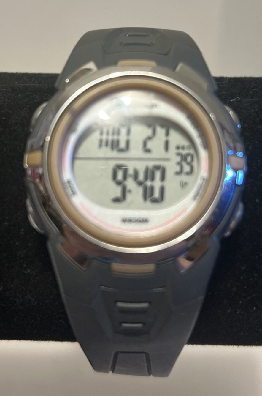 Timex Marathon Watch T5K360 Vintage Digital Quartz Day Date Alarm New Battery